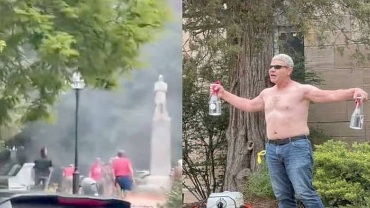 <div class="paragraphs"><p>ಪ್ಯಾಲೆಸ್ಟೀನ್ ಪರ ಘೋಷಣೆ ಕೂಗುತ್ತಾ ವ್ಯಕ್ತಿಯೊಬ್ಬ ಜನರ ಮೇಲೆ ಪೆಟ್ರೋಲ್ ಬಾಂಬ್ ಎಸೆದಿರುವ ಘಟನೆ ಅಮೆರಿಕದ ಕೊಲೊರಾಡೊ ರಾಜ್ಯದ ಬೌಲ್ಡರ್ ನಗರದಲ್ಲಿ ಭಾನುವಾರ ನಡೆದಿದೆ.</p></div>