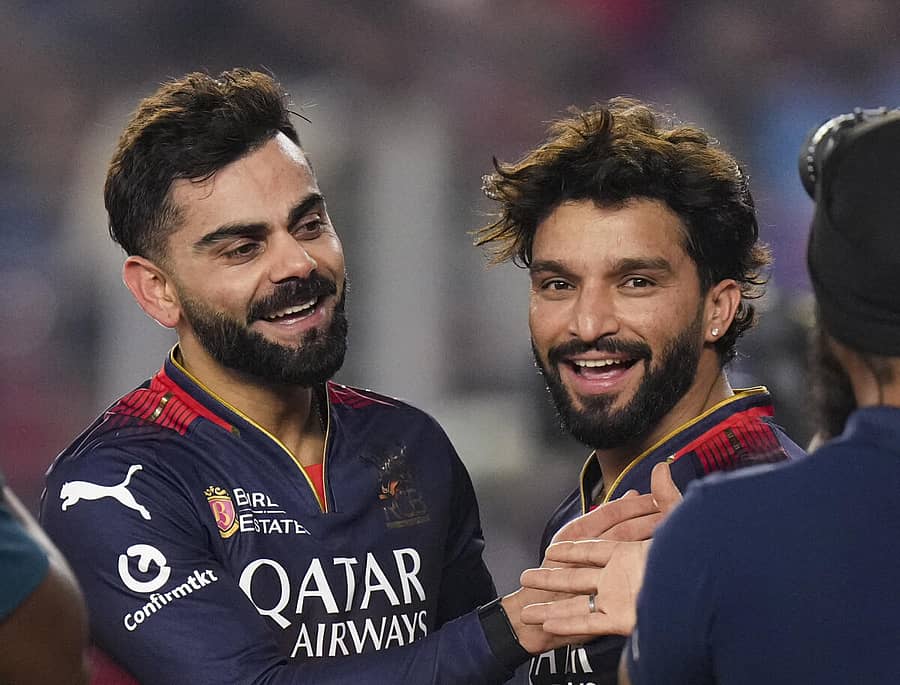 <div class="paragraphs"><p>ವಿರಾಟ್‌ ಕೊಹ್ಲಿ ಮತ್ತು ರಜತ್ ಪಾಟೀದಾರ್</p></div>