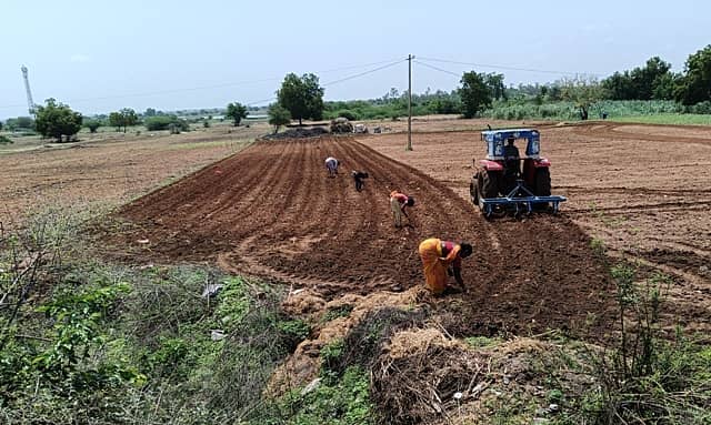 ವಡಗೇರಾ ತಾಲ್ಲೂಕಿನ ಹಾಲಗೇರಾ ಸೀಮಾಂತರ ಪ್ರದೇಶದಲ್ಲಿರುವ ಜಮೀನೊಂದರಲ್ಲಿ ಹತ್ತಿ ಬೀಜವನ್ನು ಬಿತ್ತನೆ ಮಾಡುತ್ತಿರುವುದು