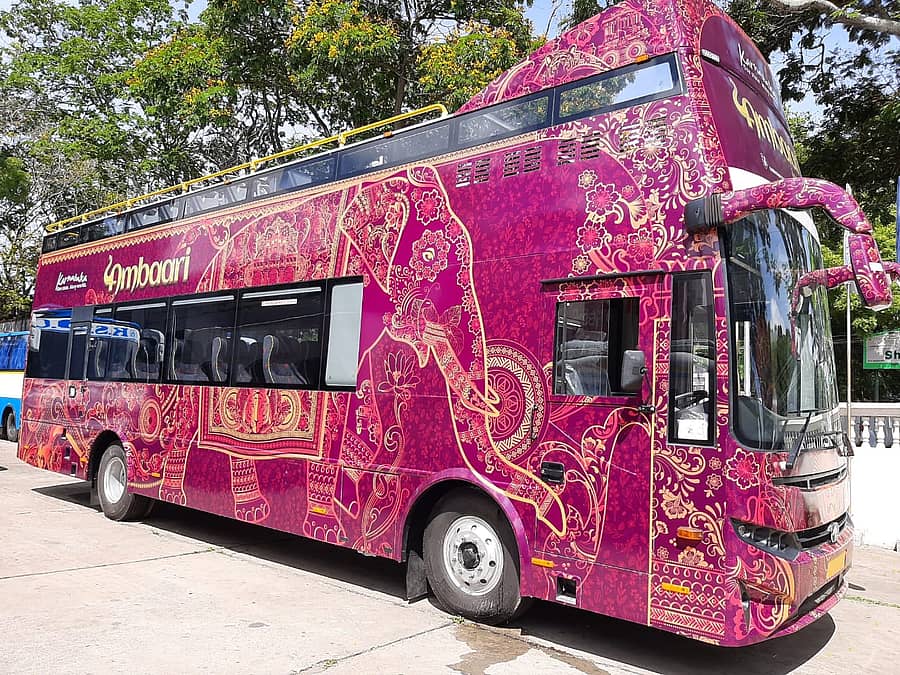 <div class="paragraphs"><p>ಅಂಬಾರಿ ಬಸ್</p></div>