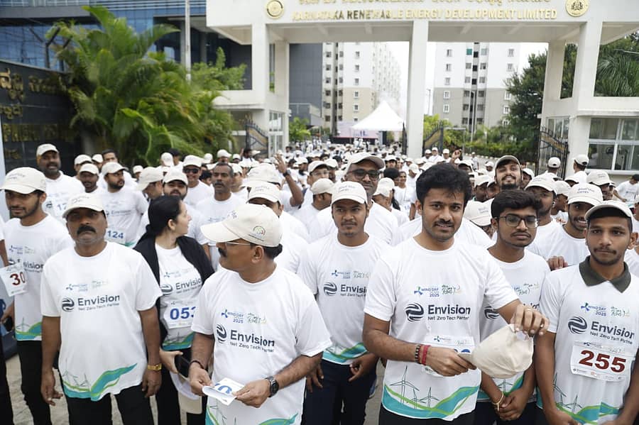 ನಾಗರಬಾವಿಯ ಕ್ರೆಡೆಲ್ ಕಚೇರಿ ಆವರಣದಲ್ಲಿ ಮ್ಯಾರಥಾನ್ಗೆ ಚಾಲನೆ ನೀಡಲಾಯಿತು