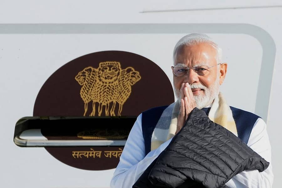 <div class="paragraphs"><p>ಕೆನಡಾದ ಕನನಾಸ್ಕಿಸ್‌ನಲ್ಲಿ ನಡೆಯುತ್ತಿರುವ 51ನೇ ‘ಜಿ7’ ರಾಷ್ಟ್ರಗಳ ಶೃಂಗಸಭೆಯಲ್ಲಿ ಭಾಗಿಯಾಗಲು ಮೋದಿ ಆಗಮಿಸಿದರು.</p></div>