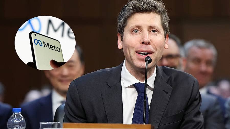 <div class="paragraphs"><p>'OpenAI' ಸಿಇಒ ಸ್ಯಾಮ್ ಆಲ್ಟ್ಮನ್ (ಒಳಚಿತ್ರದಲ್ಲಿ ಮೆಟಾ ಲೋಗೊ)</p></div>