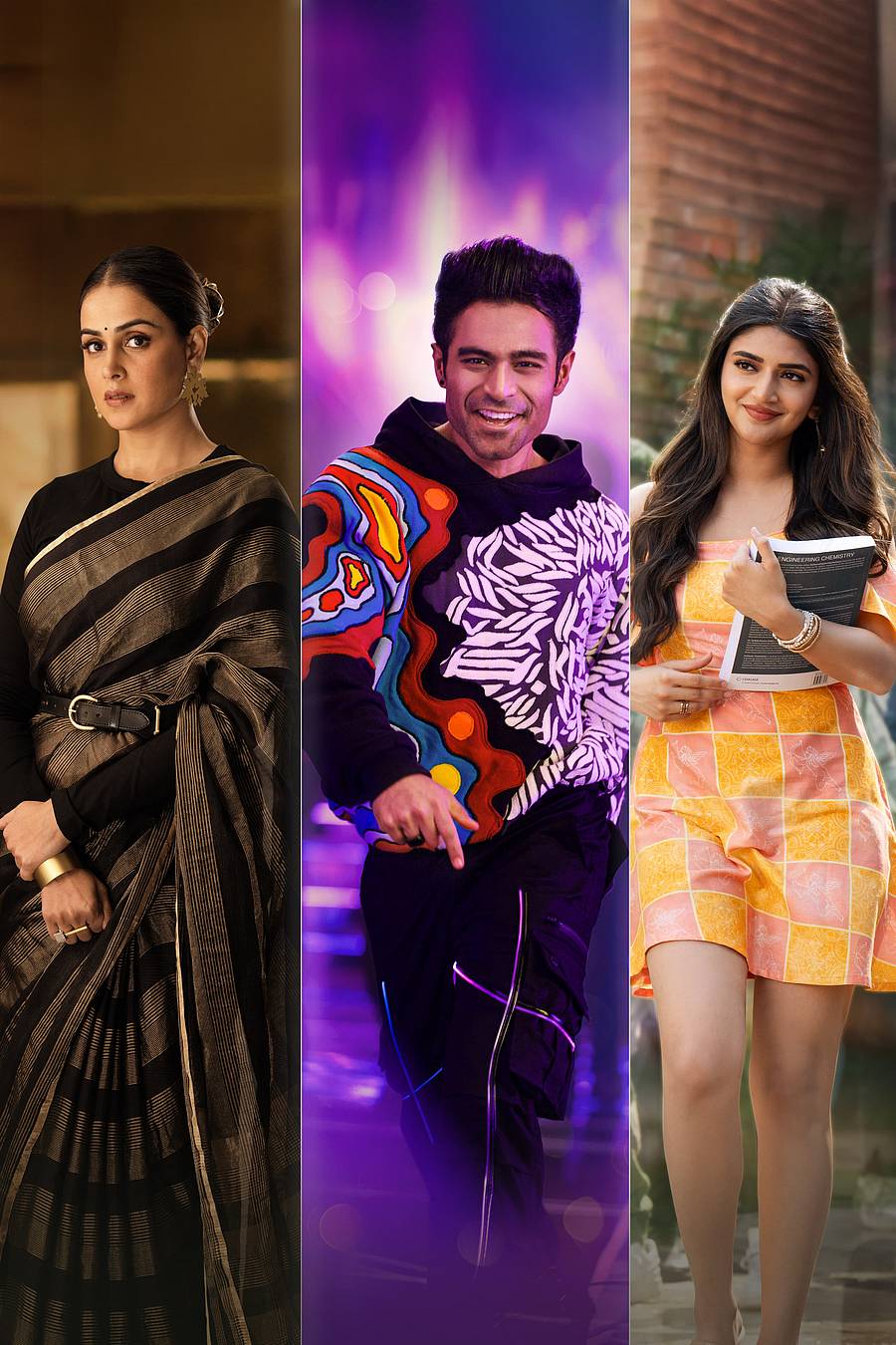 ಜೆನಿಲಿಯಾ, ಕಿರೀಟಿ, ಶ್ರೀಲೀಲಾ 