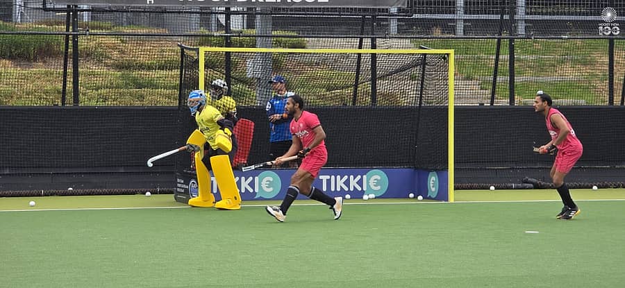 ಅಭ್ಯಾಸ ನಿರತ ಭಾರತ ಎ ಹಾಕಿ ತಂಡ ‘ಎಕ್ಸ್‌’ ಚಿತ್ರ