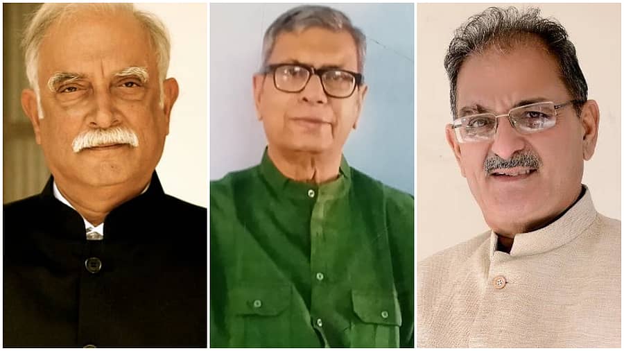 <div class="paragraphs"><p>ಪಶುಪತಿ ಅಶೋಕ್ ಗಜಪತಿ ರಾಜು,&nbsp;ಪ್ರೊ. ಅಶೀಮ್ ಕುಮಾರ್ ಘೋಷ್,&nbsp;ಕವಿಂದರ್ ಗುಪ್ತಾ</p></div>