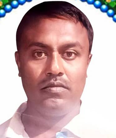 ಮೃತ ಬಿಕೆ ಚರಣ್ ಭಾವಚಿತ್ರ
