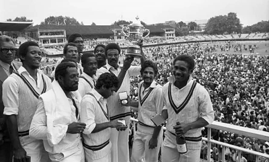 1979ರಲ್ಲಿ ಏಕದಿನ ವಿಶ್ವಕಪ್‌ ಗೆದ್ದಾಗ ವೆಸ್ಟ್‌ ಇಂಡೀಸ್‌ ತಂಡದ ದಿಗ್ಗಜ ಆಟಗಾರರ ಸಂಭ್ರಮ