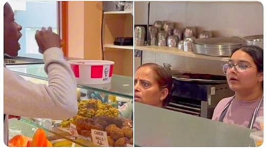 <div class="paragraphs"><p>ಇಸ್ಕಾನ್ ರೆಸ್ಟೊರಂಟ್‌ನಲ್ಲಿ ಮಾಂಸ ಬೇಕೆಂದು ಹೊರಗಿಂದ ತಂದಿದ್ದ ಚಿಕನ್ ತಿಂದ ಯುವಕ!</p></div>