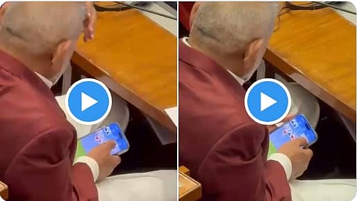 <div class="paragraphs"><p>ಕೃಷಿ ಸಚಿವ ಮಾಣಿಕ್‌ರಾವ್ ಕೊಕಾಟೆ ಅವರು ಮೊಬೈಲ್‌ನಲ್ಲಿ ರಮ್ಮಿ ಆಡುತ್ತಿರುವ ದೃಶ್ಯ</p></div>