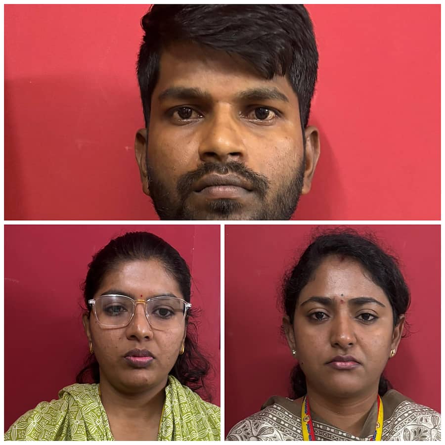 <div class="paragraphs"><p>ಲಂಚಕ್ಕೆ ಬೇಡಿಕೆ ಇಟ್ಟಿದ್ದ&nbsp;ಮಂಡ್ಯ ನಗರ ಮತ್ತು ಗ್ರಾಮಾಂತರ ಯೋಜನೆ ಪ್ರಾಧಿಕಾರದ ಮೂವರು ನೌಕರರು</p></div>