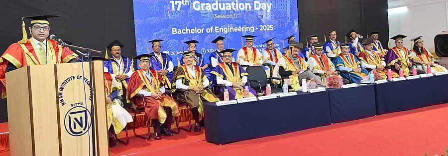 ನಿಟ್ಟೆ ಮಹಾಲಿಂಗ ಅಡ್ಯಂತಾಯ ಸ್ಮಾರಕ ತಾಂತ್ರಿಕ ಕಾಲೇಜಿನಲ್ಲಿ ಶನಿವಾರ ಎಂಜಿನಿಯರಿಂಗ್ ವಿದ್ಯಾರ್ಥಿಗಳ ಪದವಿ ಪ್ರದಾನ ಸಮಾರಂಭ ನಡೆಯಿತು