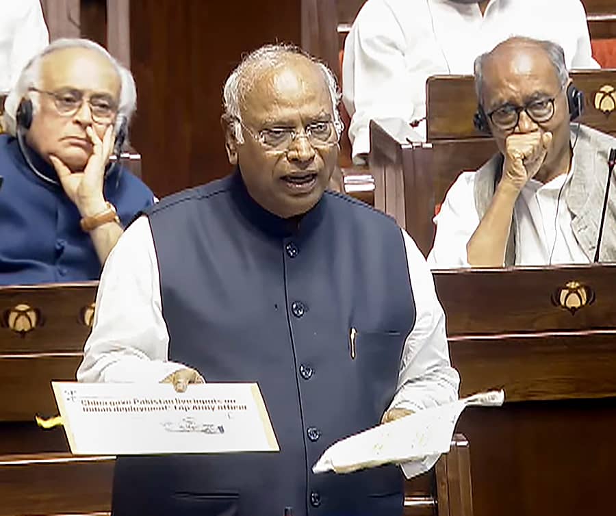 ‘ಆಪರೇಷನ್‌ ಸಿಂಧೂರ’ ವಿಷಯದ ಚರ್ಚೆಯಲ್ಲಿ ಖರ್ಗೆ ಮಾತನಾಡಿದರು