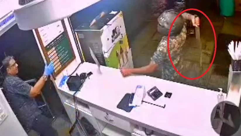 ಮಾರಕಾಸ್ತ್ರದಿಂದ ಹಲ್ಲೆಗೆ ಮುಂದಾಗಿದ್ದ ಕಿಡಿಗೇಡಿ