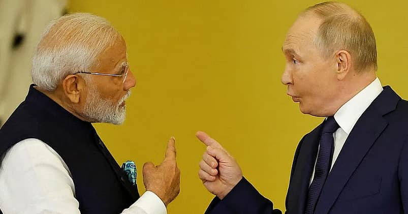 <div class="paragraphs"><p>ನರೇಂದ್ರ ಮೋದಿ ಮತ್ತು&nbsp;ವ್ಲಾದಿಮಿರ್‌ ಪುಟಿನ್‌</p></div>