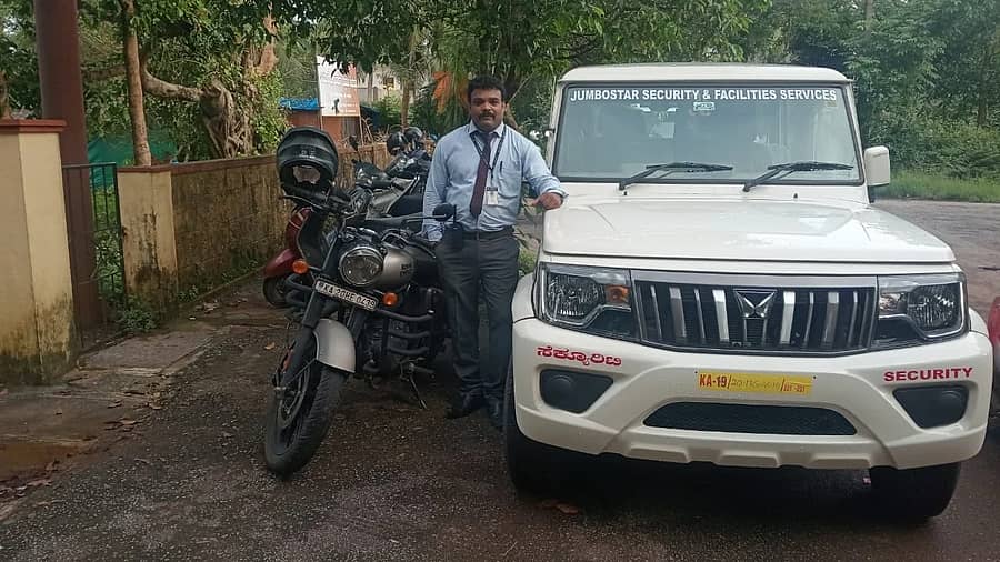 <div class="paragraphs"><p>ಜಂಬೋ ಸ್ಟಾರ್‌ ಸಂಸ್ಥೆಯ ಗಸ್ತು ವಾಹನ</p></div>