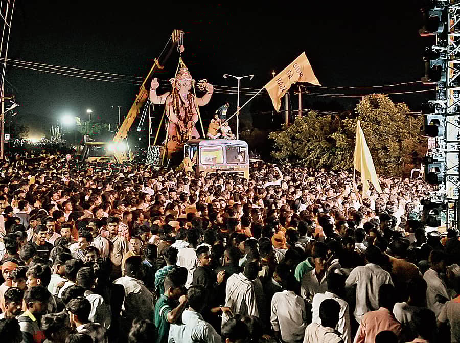 ಬೀದರ್‌ನಲ್ಲಿ ಗಣೇಶ ವಿಸರ್ಜನೆಯ ಸಂಭ್ರಮ (ಸಂಗ್ರಹ ಚಿತ್ರ)