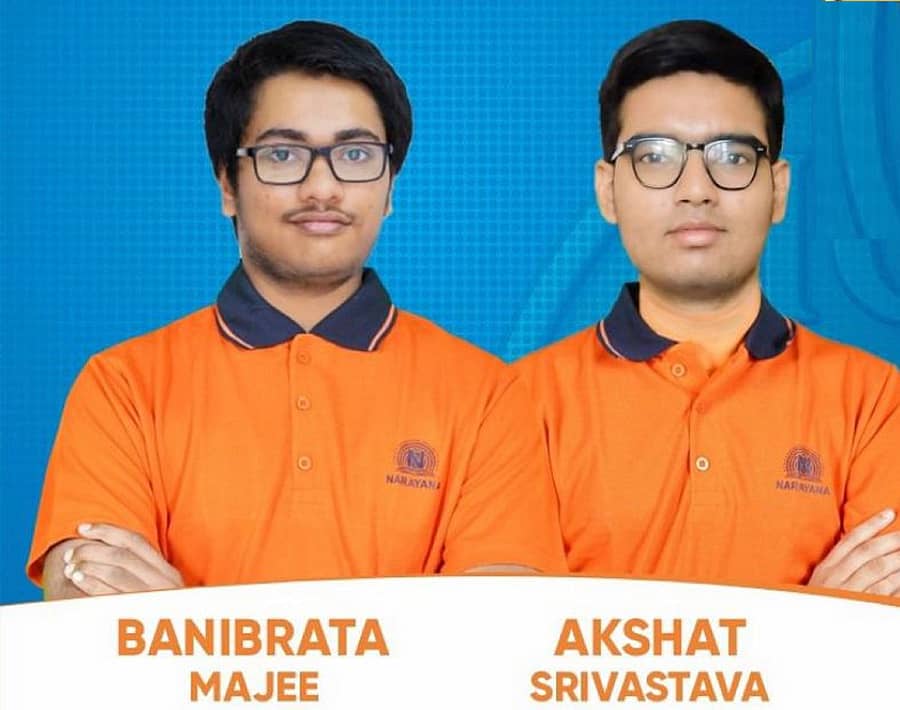ಚಿನ್ನದ ಪದಕ ಪಡೆದ ಬನಿಬ್ರತ ಮಜೀ ಮತ್ತು ಅಕ್ಷತ್ ಶ್ರೀವಾಸ್ತವ 
