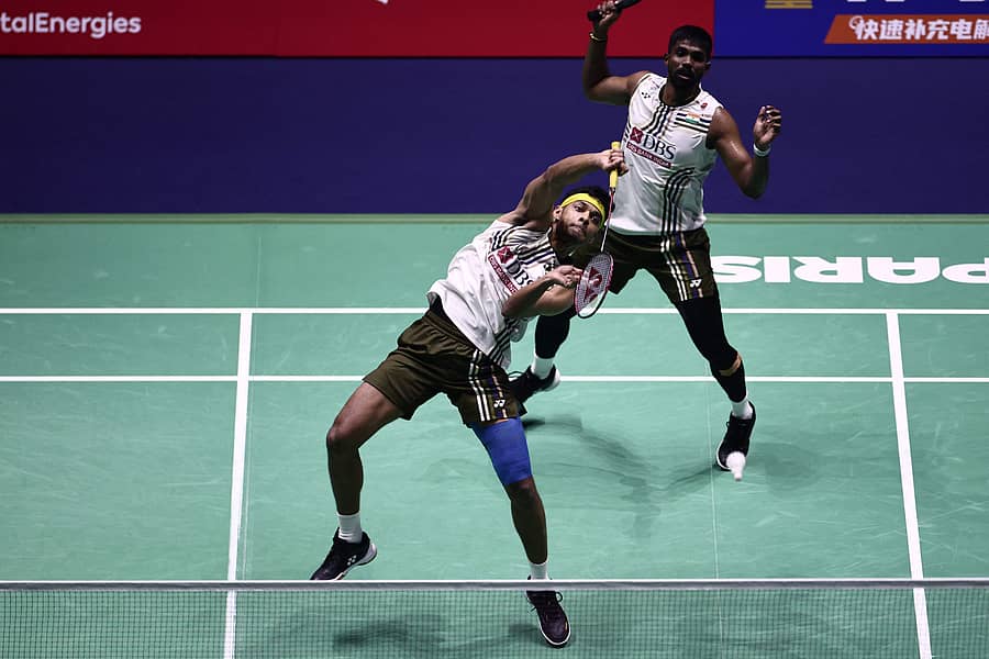 ಭಾರತದ ಸಾತ್ವಿಕ್ ಸಾಯಿರಾಜ್ ರಣಕಿರೆಡ್ಡಿ ಮತ್ತು ಚಿರಾಗ್ ಶೆಟ್ಟಿ – ಎಎಫ್ಪಿ ಚಿತ್ರ