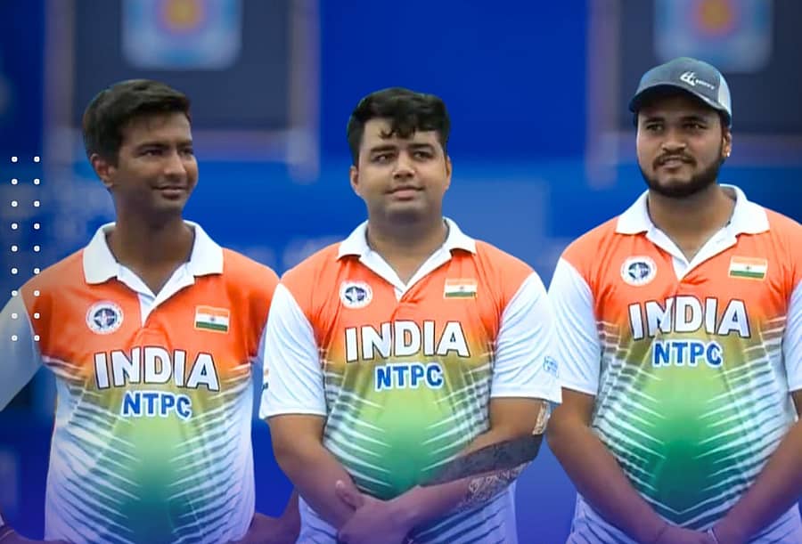 ಚಿನ್ನ ಗೆದ್ದ ರಿಷಭ್ ಯಾದವ್, ಅಮನ್ ಸೈನಿ ಮತ್ತು ಪ್ರಥಮೇಶ್ ಫ್ಯೂಗೆ