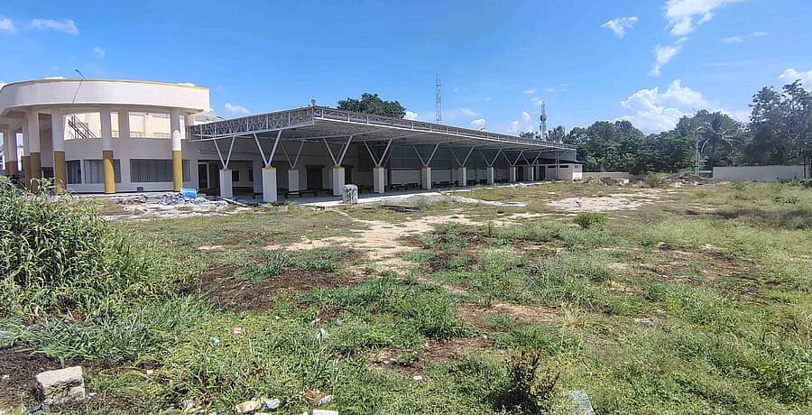 ಮೊಳಕಾಲ್ಮುರಿನಲ್ಲಿ ನಿರ್ಮಾಣ ಹಂತದಲ್ಲಿರುವ ಕೆಎಸ್‌ಆರ್‌ಟಿಸಿ ಬಸ್‌ ನಿಲ್ದಾಣ