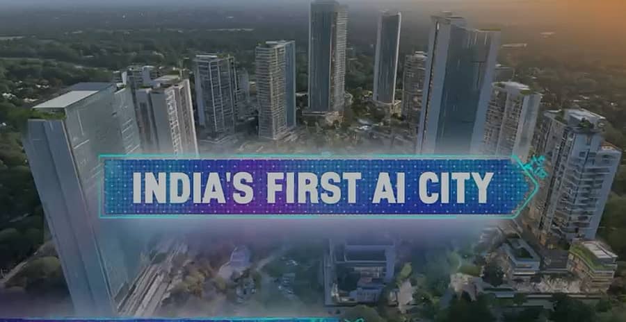 ಬಿಡದಿಯಲ್ಲಿ ನಿರ್ಮಾಣವಾಗಲಿರುವ ದೇಶದ ಎ.ಐ ನಗರದ ನೀಲನಕ್ಷೆ (ಚಿತ್ರ ಕೃಪೆ: ಜಿಬಿಡಿಎ)