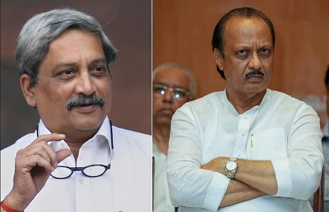 <div class="paragraphs"><p>ಮನೋಹರ್‌ ಪರಿಕ್ಕರ್‌ ಮತ್ತು&nbsp;ಅಜಿತ್‌ ಪವಾರ್‌</p></div>