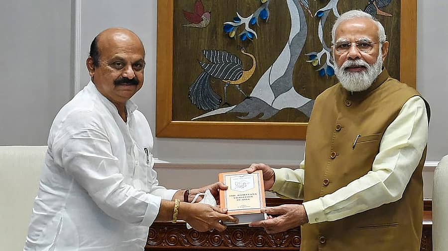 <div class="paragraphs"><p>ಬಸವರಾಜ ಬೊಮ್ಮಾಯಿ ಮತ್ತು ನರೇಂದ್ರ ಮೋದಿ</p></div>