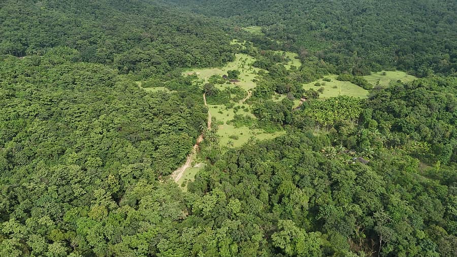 ಶರಾವತಿ ಪಂಪ್ಡ್ ಸ್ಟೋರೇಜ್ ಯೋಜನೆಗೆ ಸುರಂಗ ಮಾರ್ಗ ನಿರ್ಮಾಣಗೊಳ್ಳಬಹುದಾದ ಬೇಗೋಡಿ ಗ್ರಾಮ ಮತ್ತು ಸುತ್ತಲಿನ ಅರಣ್ಯ ಪ್ರದೇಶ