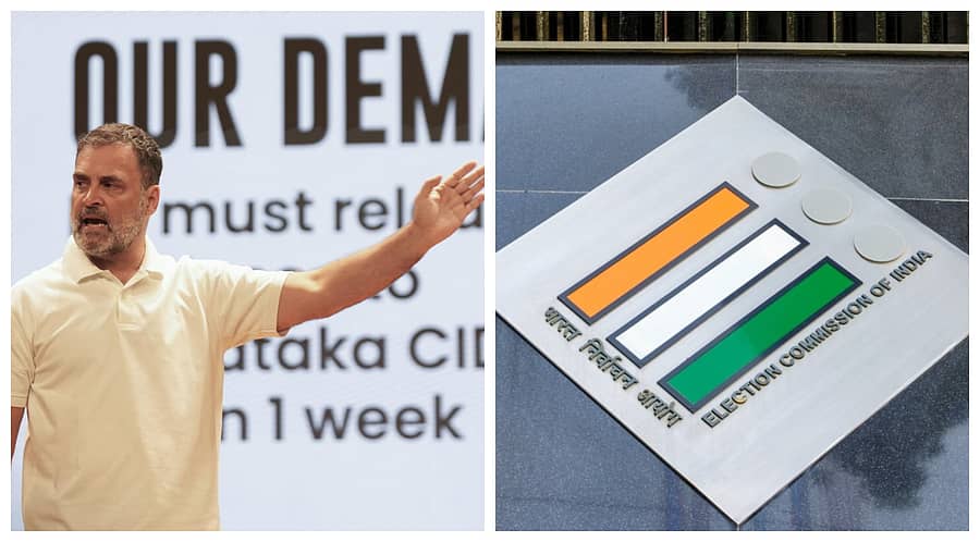 <div class="paragraphs"><p>ರಾಹುಲ್ ಗಾಂಧಿ, ಚುನಾವಣಾ ಆಯೋಗ</p></div>