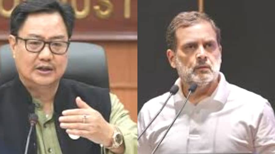 <div class="paragraphs"><p>ಕಿರಣ್ ರಿಜಿಜು-&nbsp;ರಾಹುಲ್‌ ಗಾಂಧಿ&nbsp;</p></div>