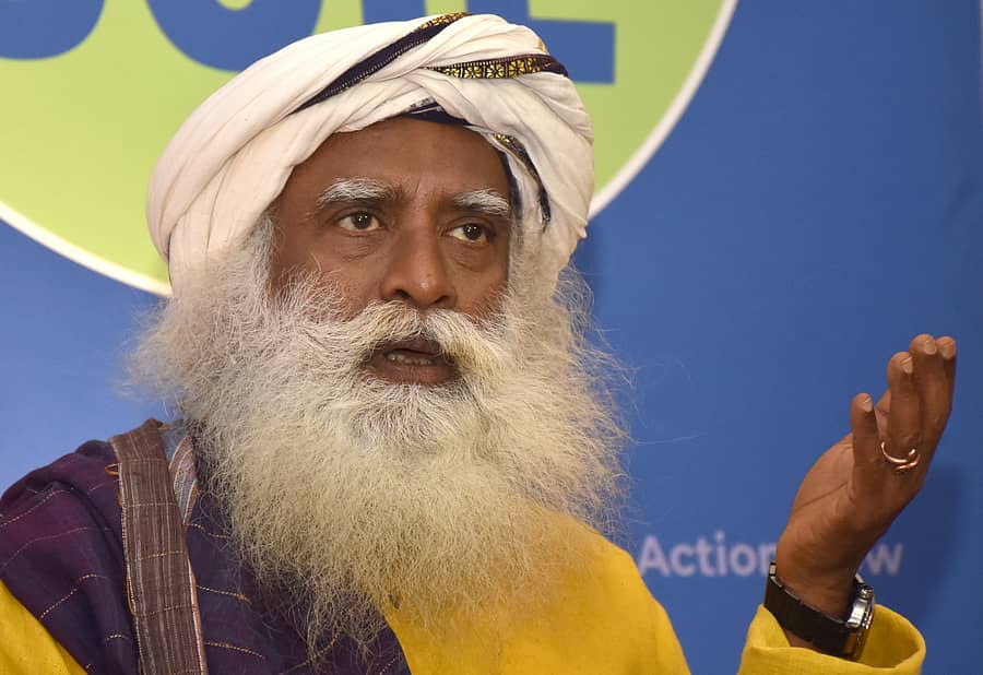 ಈಶ ಫೌಂಡೇಷನ್ ಸಂಸ್ಥಾಪಕ ಸದ್ಗುರು ಜಗ್ಗಿ ವಾಸುದೇವ್