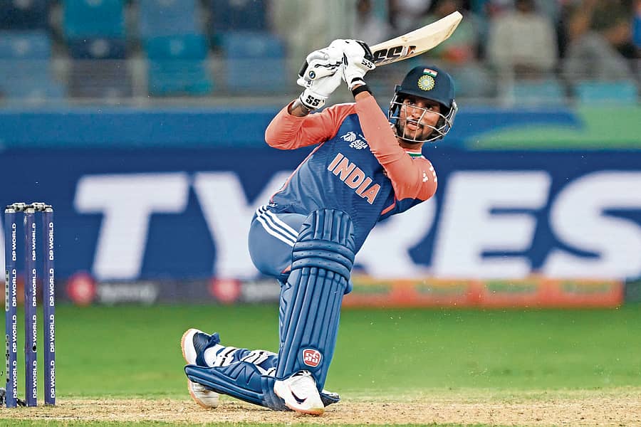 ಭಾರತ ತಂಡದ ತಿಲಕ್ ವರ್ಮಾ ಬ್ಯಾಟಿಂಗ್