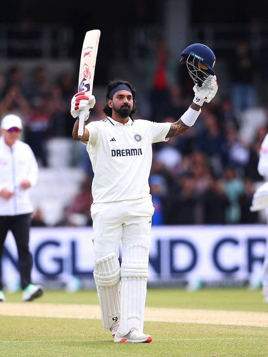 ಕೆ.ಎಲ್‌.ರಾಹುಲ್‌ ಶತಕ ಸಂಭ್ರಮ –‘ಎಕ್ಸ್‌’ ಚಿತ್ರ