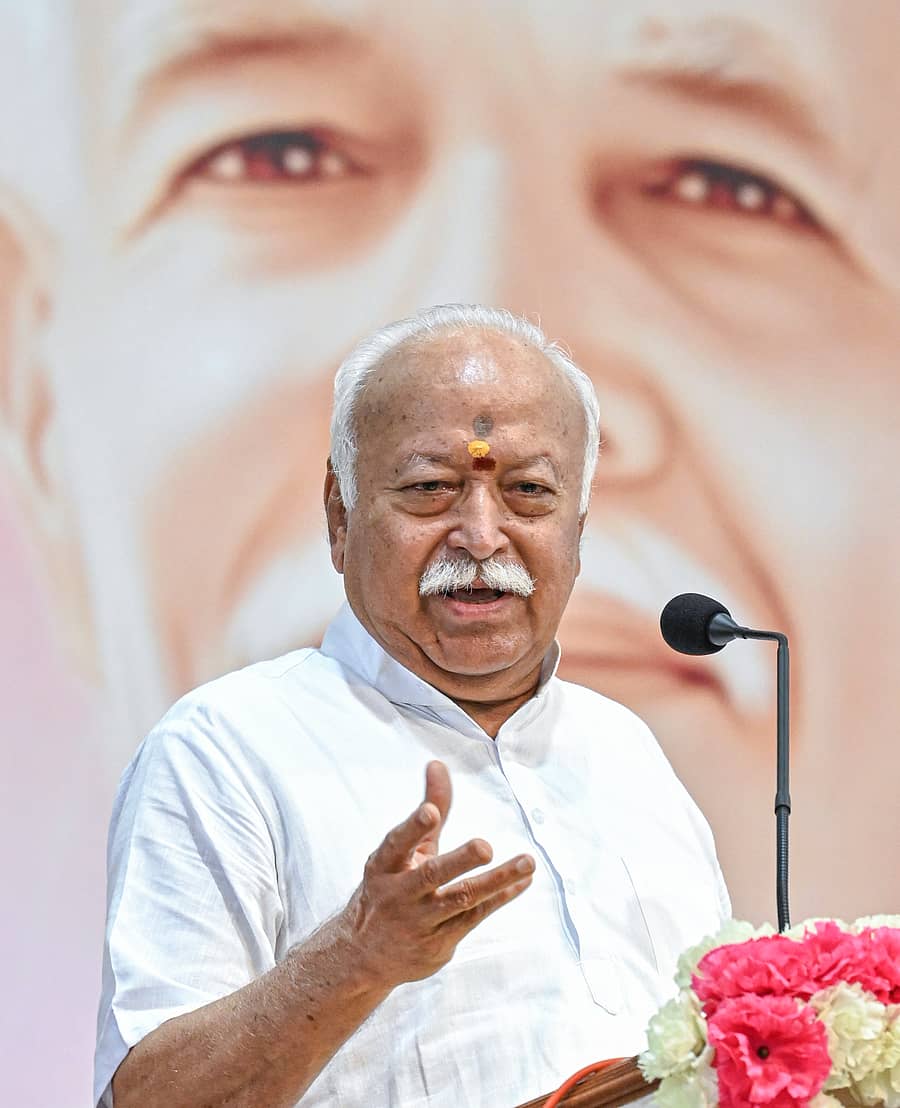 <div class="paragraphs"><p>ಮೋಹನ್‌ ಭಾಗವತ್‌–ಪಿಟಿಐ ಚಿತ್ರ</p></div>