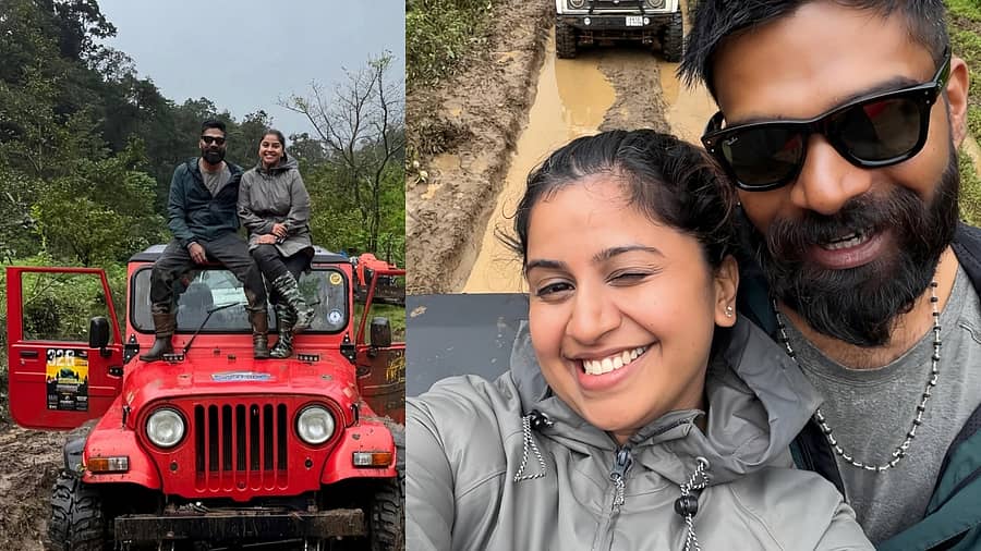 <div class="paragraphs"><p>ನಟಿ ಅನುಶ್ರೀ, ಪತಿ ರೋಷನ್</p></div>