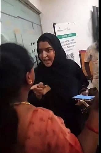 ಹಿಂದಿ ಮತ್ತು ಕನ್ನಡ ಮಾತನಾಡುವ ಇಬ್ಬರು ಮಹಿಳೆಯರ ನಡುವೆ ನಡೆದ ವಾಗ್ವಾದದ ವಿಡಿಯೊ ‘ದಿ ಹಾಕ್‌ ಐ‘ ಎಕ್ಸ್‌ ಖಾತೆಯಲ್ಲಿ ಹರಿದಾಡಿದ್ದು, ಅದರ ಚಿತ್ರ.