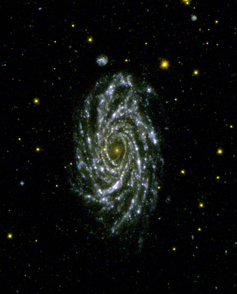 ಆಸ್ಟ್ರೋಸ್ಯಾಟ್‌ ಕಣ್ಣಿಗೆ ಗೋಚರಿಸಿದ 10 ಕೋಟಿ ಜ್ಯೋರ್ತಿವರ್ಷಗಳಷ್ಟು ದೂರದ ಸುರುಳಿಯಾಕಾರದ ನಕ್ಷತ್ರಪುಂಜ
