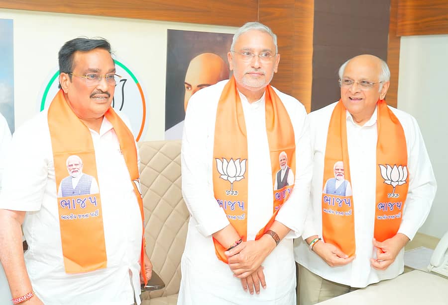 <div class="paragraphs"><p>ಸಿ.ಆರ್. ಪಾಟೀಲ, ಜಗದೀಶ್ ವಿಶ್ವಕರ್ಮ, ಭೂಪೇಂದ್ರ ಪಟೇಲ್</p></div>