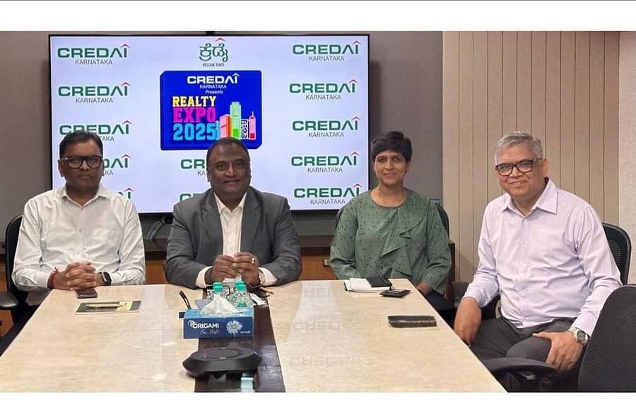 ಕ್ರೆಡಾಯ್‌ನ ಕಾರ್ಯದರ್ಶಿ ಮಹಾವೀರ ಎಸ್‌. ಮೆಹ್ತಾ, ಅಧ್ಯಕ್ಷ ಭಾಸ್ಕರ್ ಟಿ. ನಾಗೇಂದ್ರಪ್ಪ, ಜಂಟಿ ಕಾರ್ಯದರ್ಶಿ ಮಮತಾ ಭಾರಕ್ತಿಯ, ಸಿಇಒ ಅನಿಲ್ ನಾಯಕ್ ಸುದ್ದಿಗೋಷ್ಠಿಯಲ್ಲಿ ಇದ್ದರು