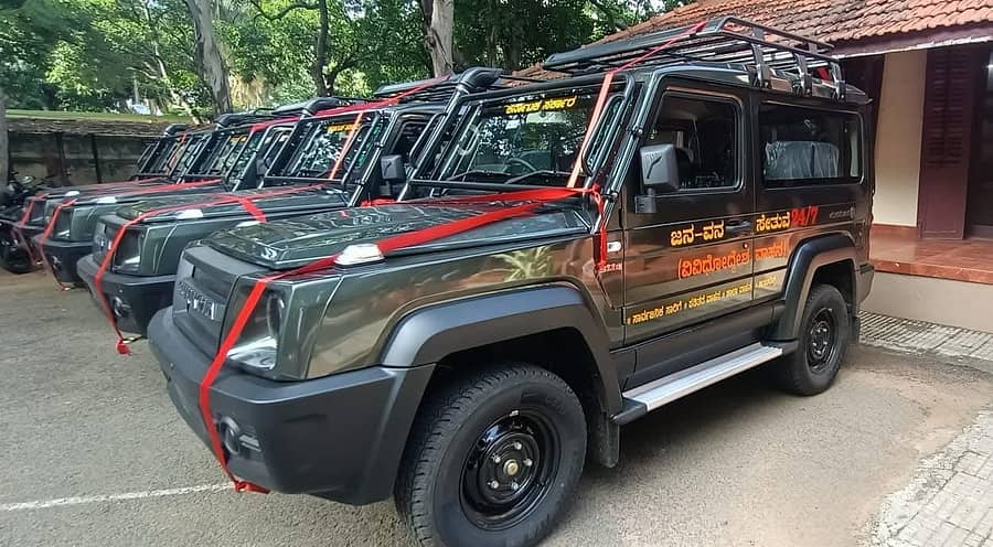 ಹನೂರು ತಾಲ್ಲೂಕಿನ ಮಲೆ ಮಹದೇಶ್ವರ ವನ್ಯಧಾಮ ವ್ಯಾಪ್ತಿಯಲ್ಲಿ 2022ರಲ್ಲಿ ಆರಂಭವಾಗಿದ್ದ ಜನ-ವನ ಸೇತುವೆಯ ಸಾರಿಗೆ ವಾಹನಗಳು