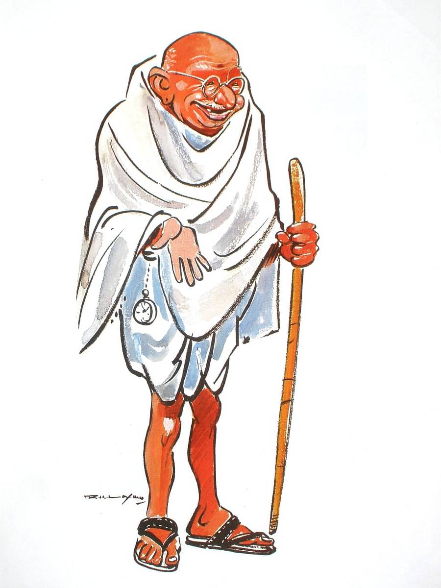 ಗೆರೆಗಳಲ್ಲಿ ಕಂಡ ಗಾಂಧೀಜಿ