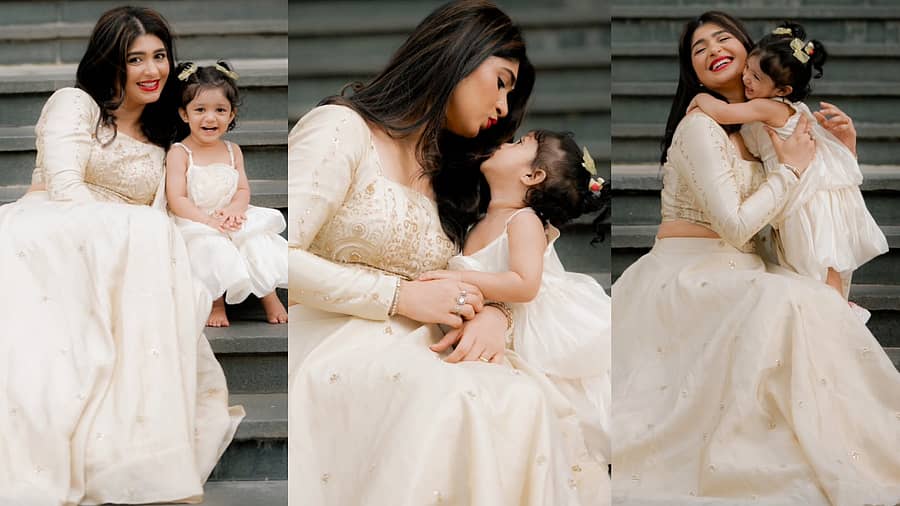 <div class="paragraphs"><p>ನಟಿ ಅದಿತಿ ಪ್ರಭುದೇವ ಹಾಗೂ ಮಗಳು ನೇಸರ</p></div>