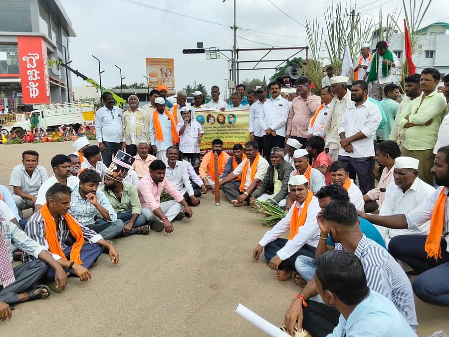 ಪರಿಶಿಷ್ಟ ಜಾತಿಗಳಲ್ಲಿನ ಅವೈಜ್ಞಾನಿಕ ಒಳಮೀಸಲಾತಿ ವರ್ಗೀಕರಣ ವಿರೋಧಿಸಿ ಕರ್ನಾಟಕ ಬಂಜಾರ ಹಕ್ಕು ಸಂರಕ್ಷಣಾ ಸಮಿತಿ ಸದಸ್ಯರು ಶುಕ್ರವಾರ ಪೊರಕೆ ಚಳವಳಿ ನಡೆಸಿದರು