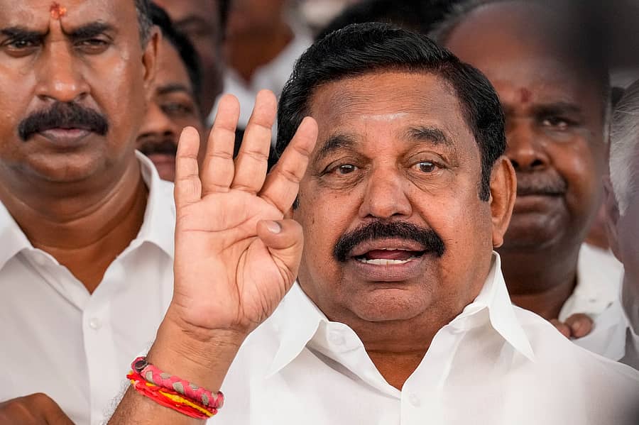 ಎಡಪ್ಪಾಡಿ ಪಳನಿಸ್ವಾಮಿ–ಪಿಟಿಐ ಚಿತ್ರ