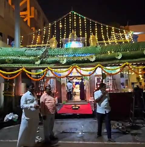 ಶ್ರೀದೊಡ್ಡಮ್ಮದೇವಿ ಆವರಣದಲ್ಲಿ ದೀಪೋತ್ಸವ ನಡೆಯಿತು
