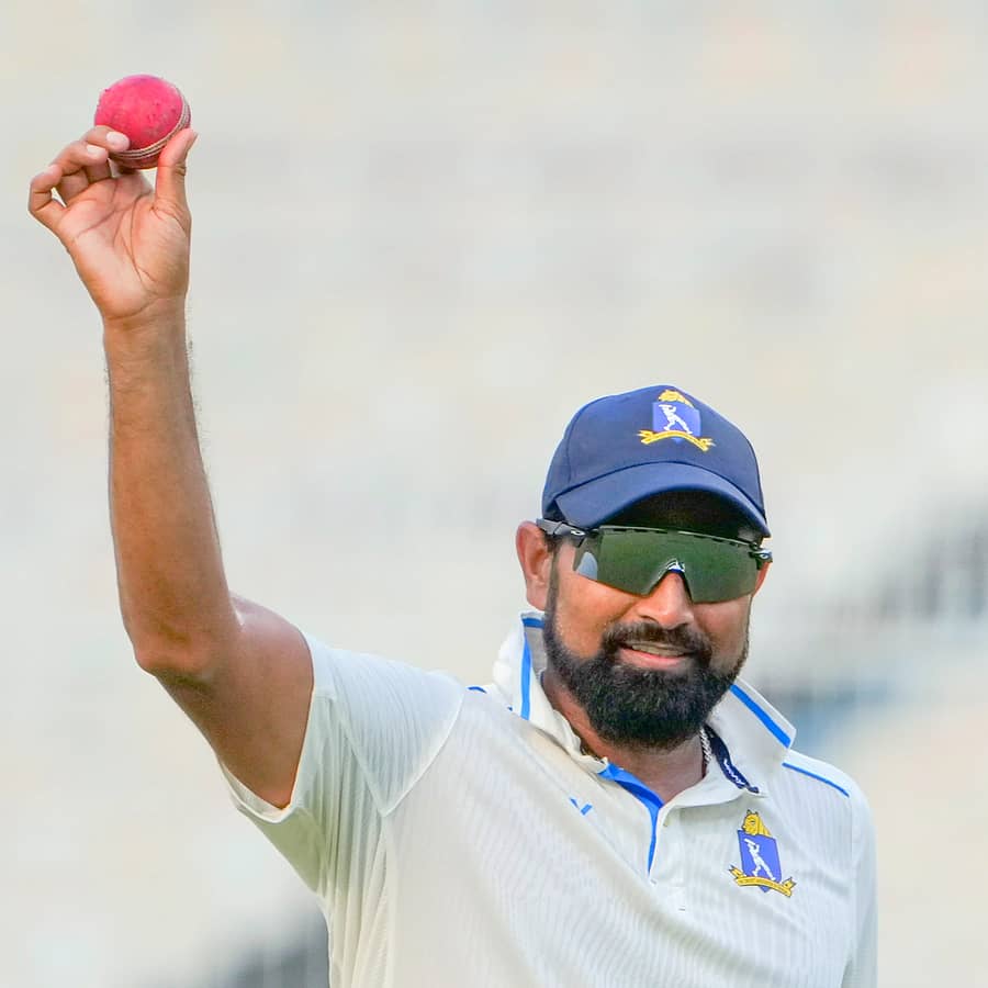 ಐದು ವಿಕೆಟ್ ಗೊಂಚಲು ಪಡೆದ ಮೊಹಮ್ಮದ್ ಶಮಿ –ಪಿಟಿಐ ಚಿತ್ರ