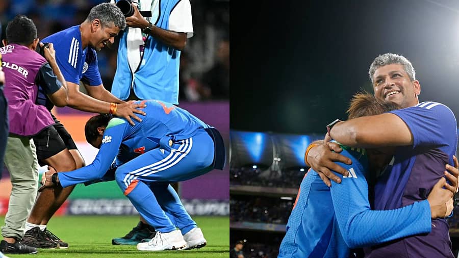 <div class="paragraphs"><p>ಮೈದಾನದಲ್ಲೇ ಕೋಚ್‌ ಕಾಲಿಗೆ ಬಿದ್ದ&nbsp;ಕೌರ್‌</p></div>