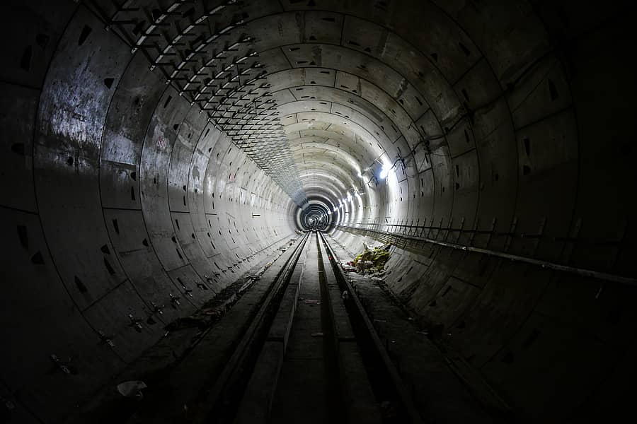 ‘ನಮ್ಮ ಮೆಟ್ರೊ’ ಗುಲಾಬಿ ಮಾರ್ಗದಲ್ಲಿ ಎಂ.ಜಿ. ರಸ್ತೆ ಬಳಿ ನಿರ್ಮಾಣಗೊಂಡಿರುವ ಸುರಂಗ ಮಾರ್ಗ (ಸಾಂದರ್ಭಿಕ ಚಿತ್ರ)