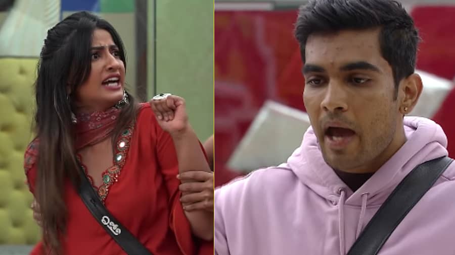 <div class="paragraphs"><p>ರಿಷಾ ಗೌಡ, ಸೂರಜ್ ಸಿಂಗ್</p></div>